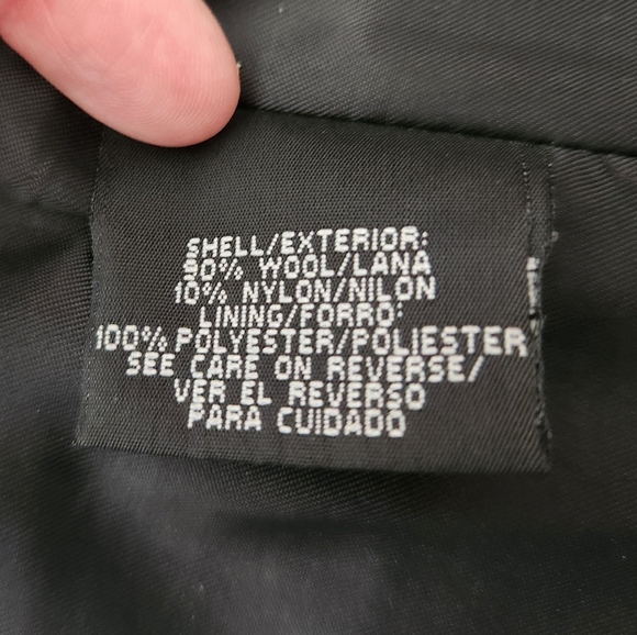 Women's Vintage Wool Blend Pea coat - Picture 9 of 12